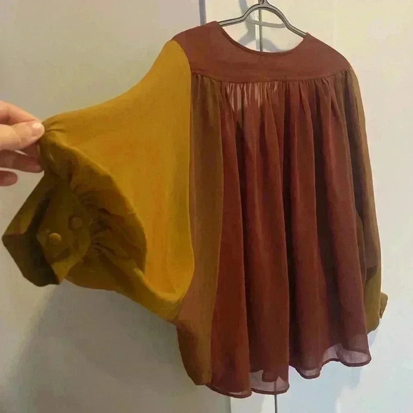 Chiffon blouse  size Small - Picture 7 of 8